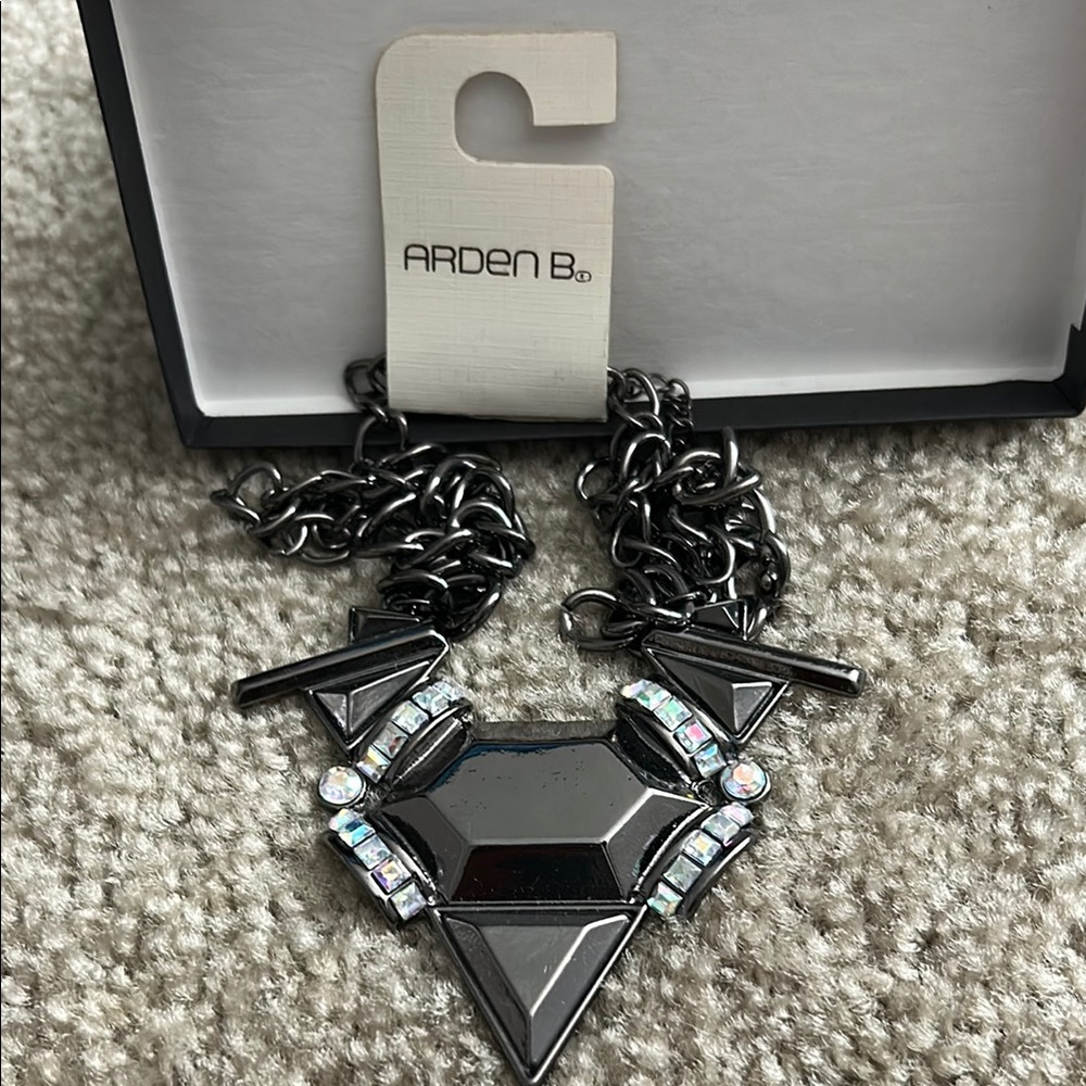 Arden B Black Statement Necklace